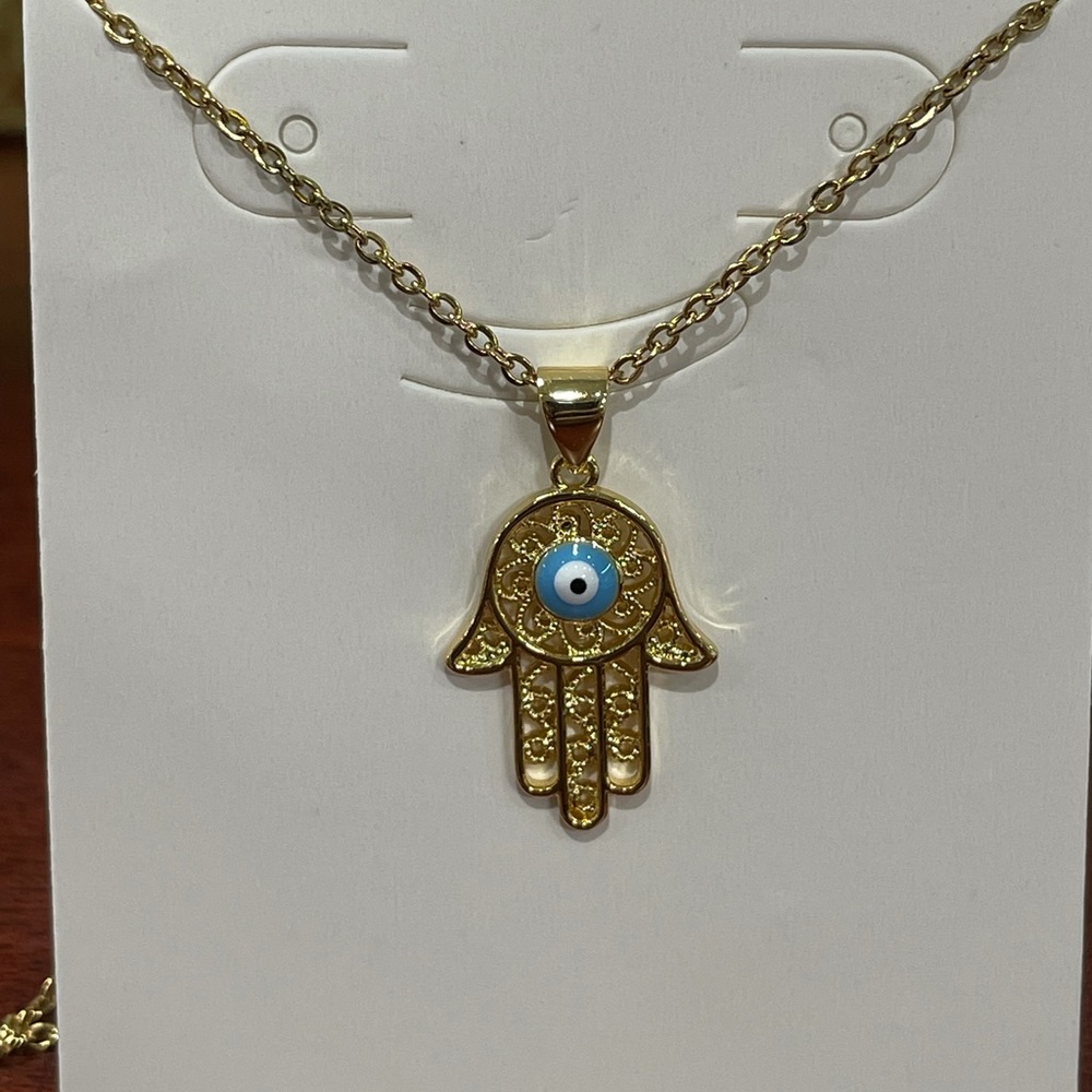 Hand of god in gold